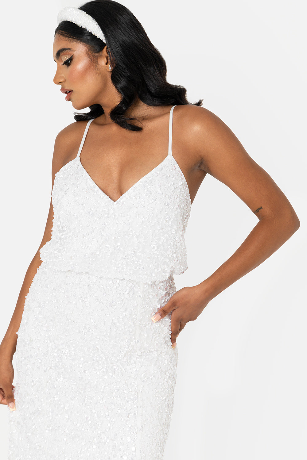 Maya Bridal Embellished Cami Maxi Dress