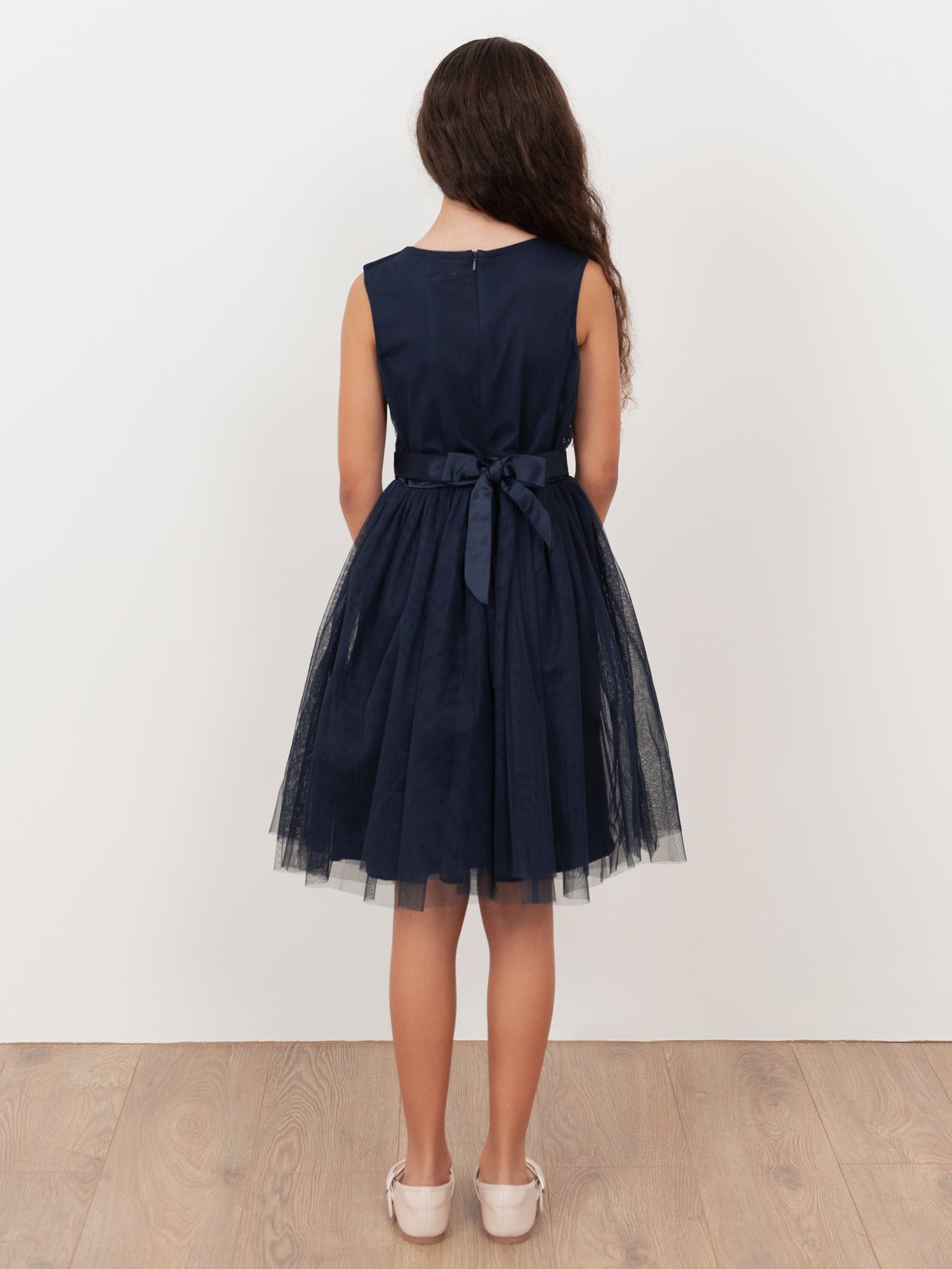 maya mini delicate sequin dress Mini Maya Navy Delicate Sequin Midi Dress With Bow Maya Deluxe