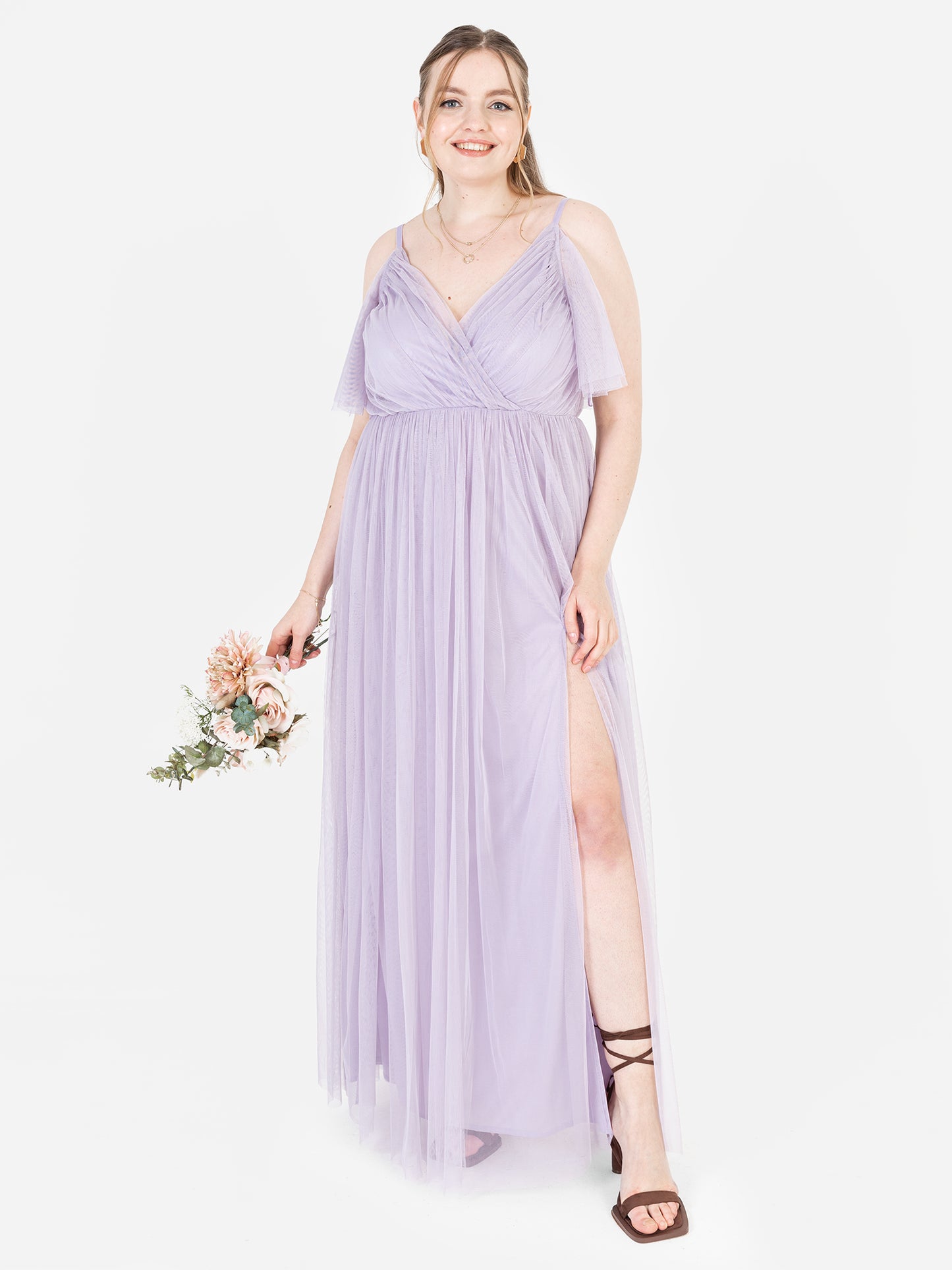 Anaya with Love Recycled Lilac Cami Maxi Dress