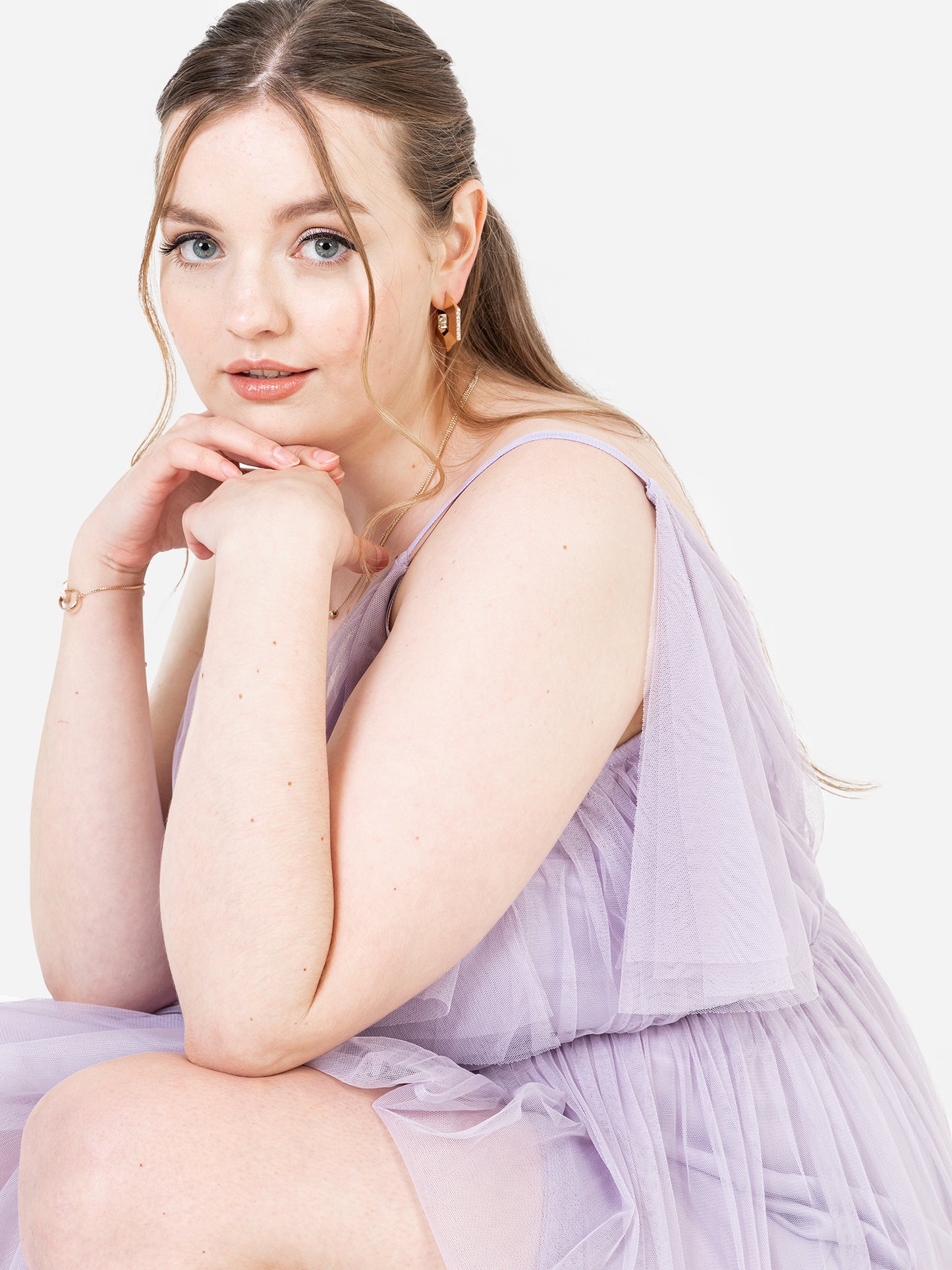 Anaya with Love Recycled Lilac Cami Maxi Dress