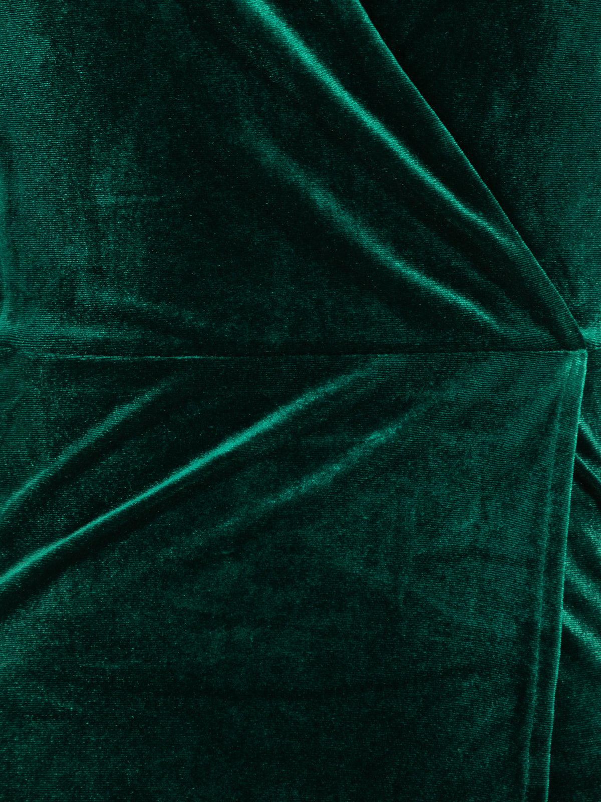 Maya Velvet Emerald Green Faux Wrap Maxi Dress