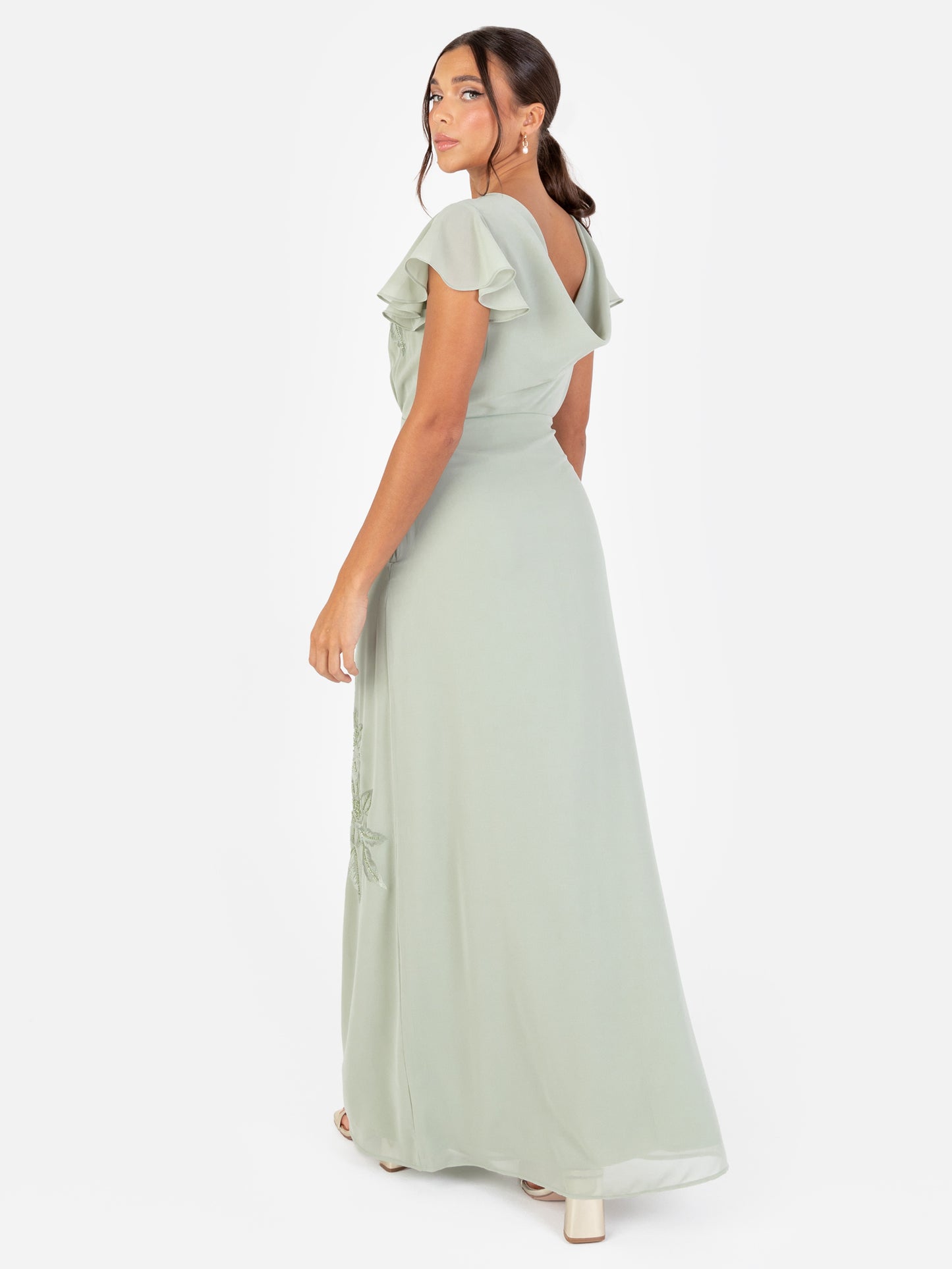 maya sage green bridesmaid dresses Sage Bridesmaid Dress Matte Satin Size XL