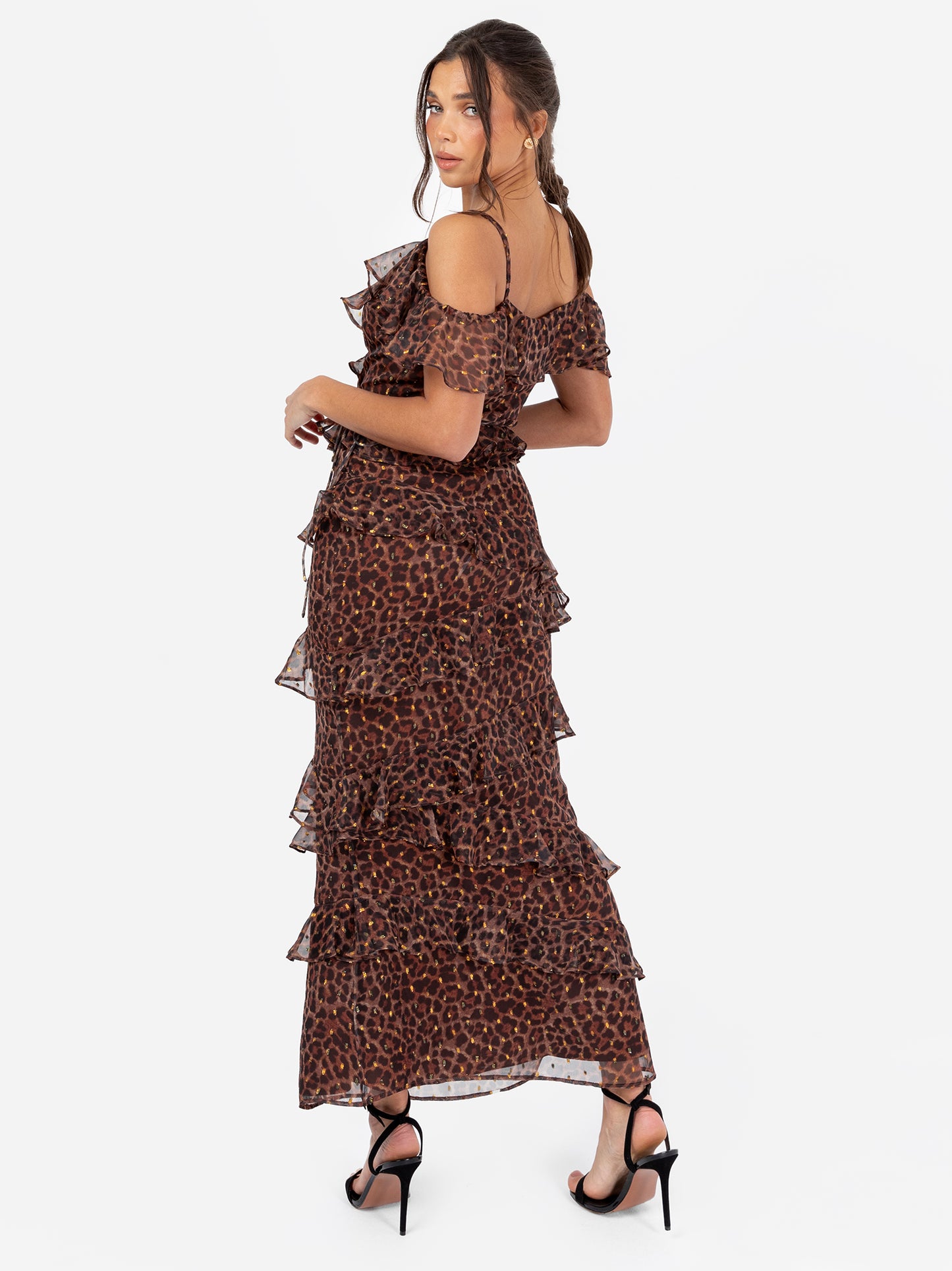Anaya with Love Recycled Animal Print Maxi Skirt