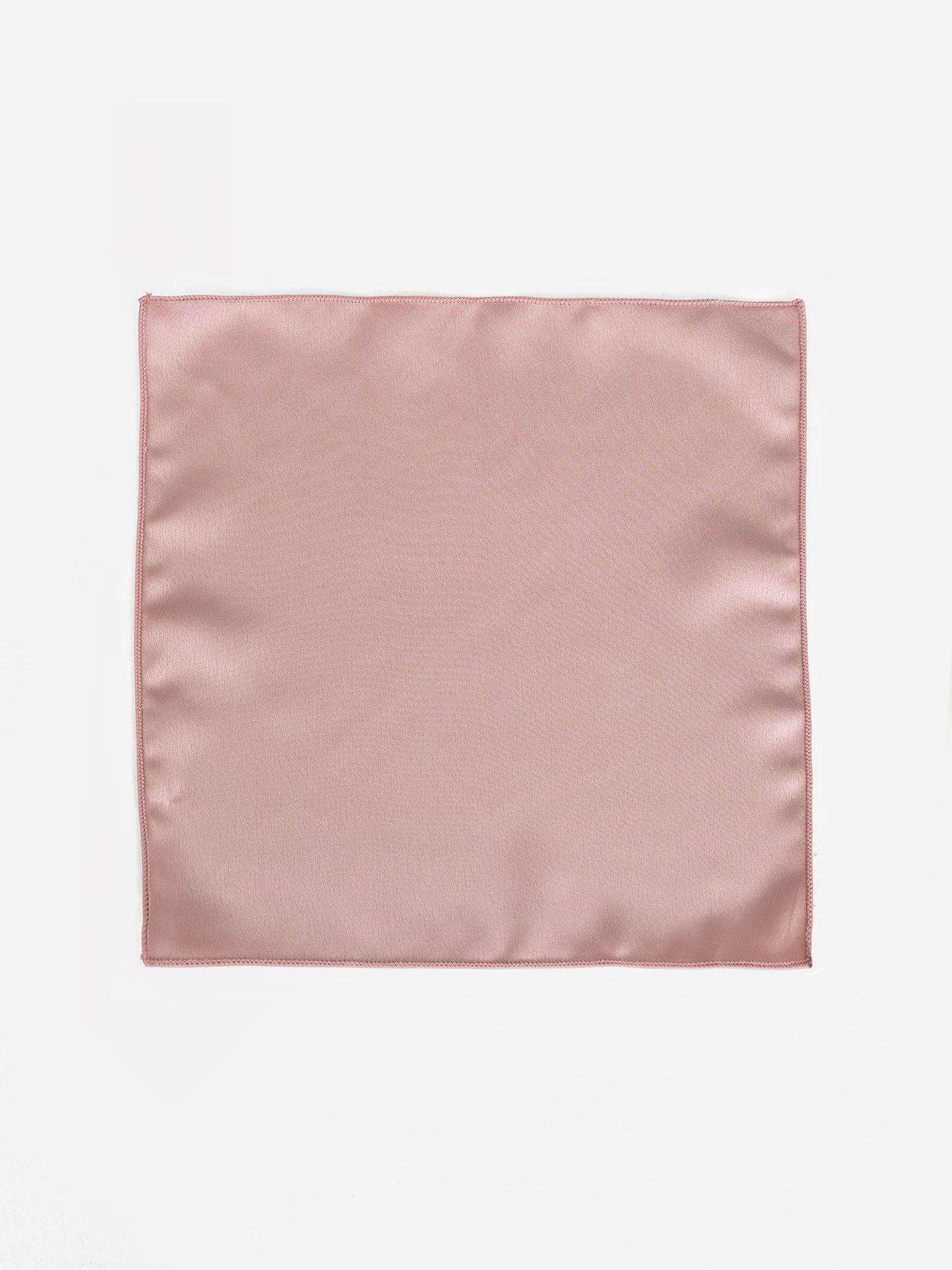 Maya Deluxe Blush Satin Tie and Pocket Square Set