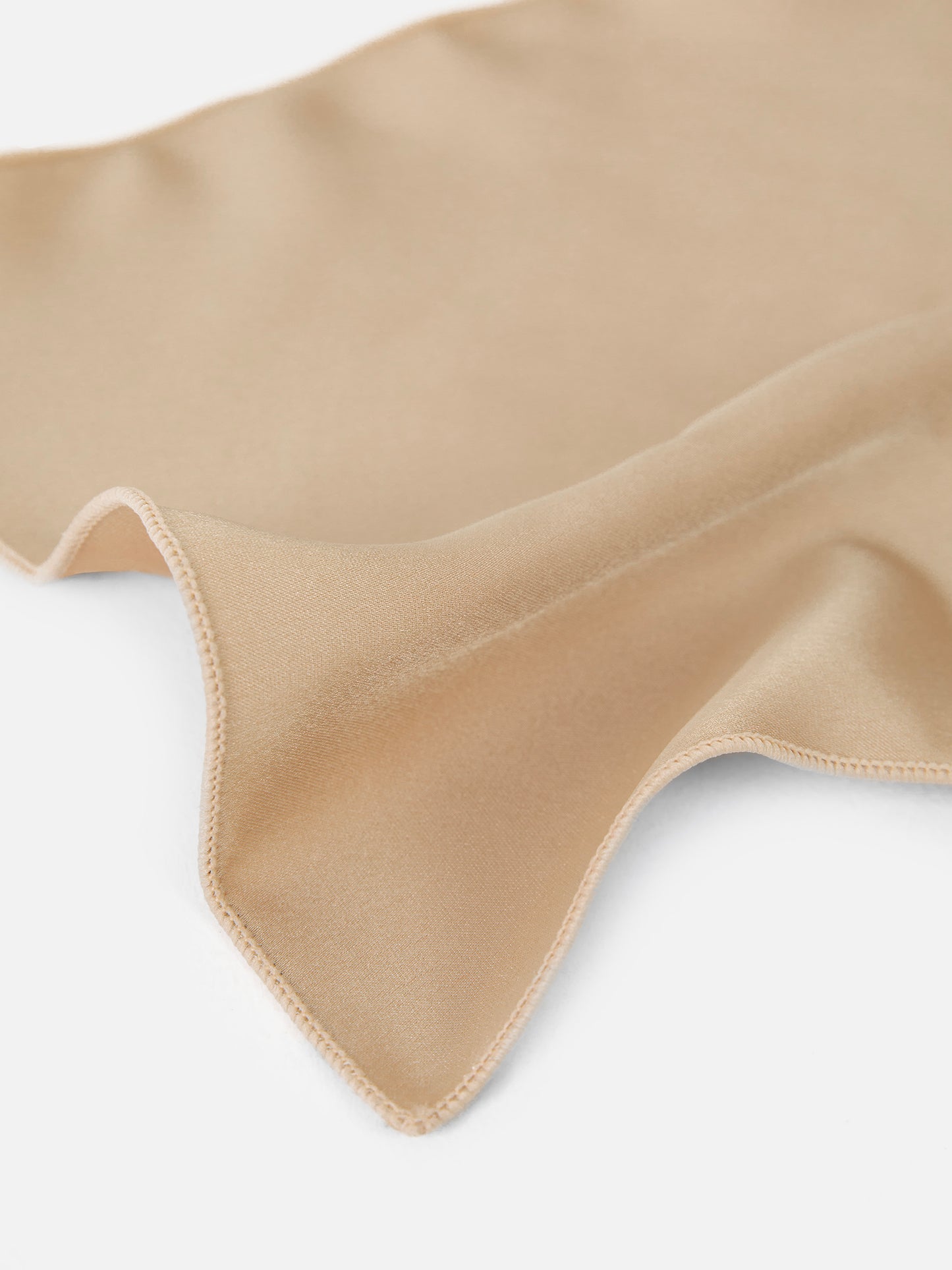 Champagne Satin Tie and Pocket Square Set