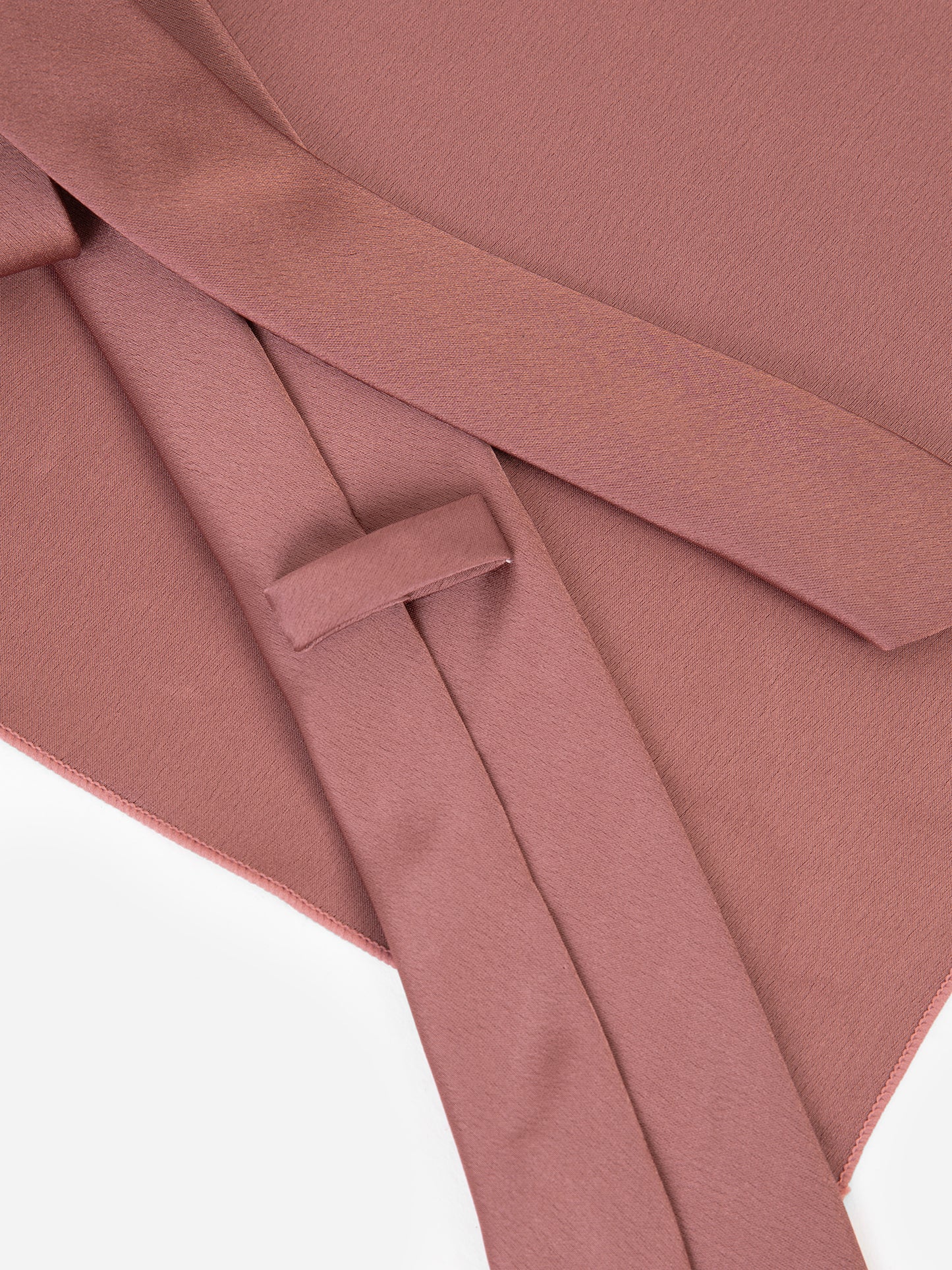Copper Rose Satin Tie and Pocket Square Set