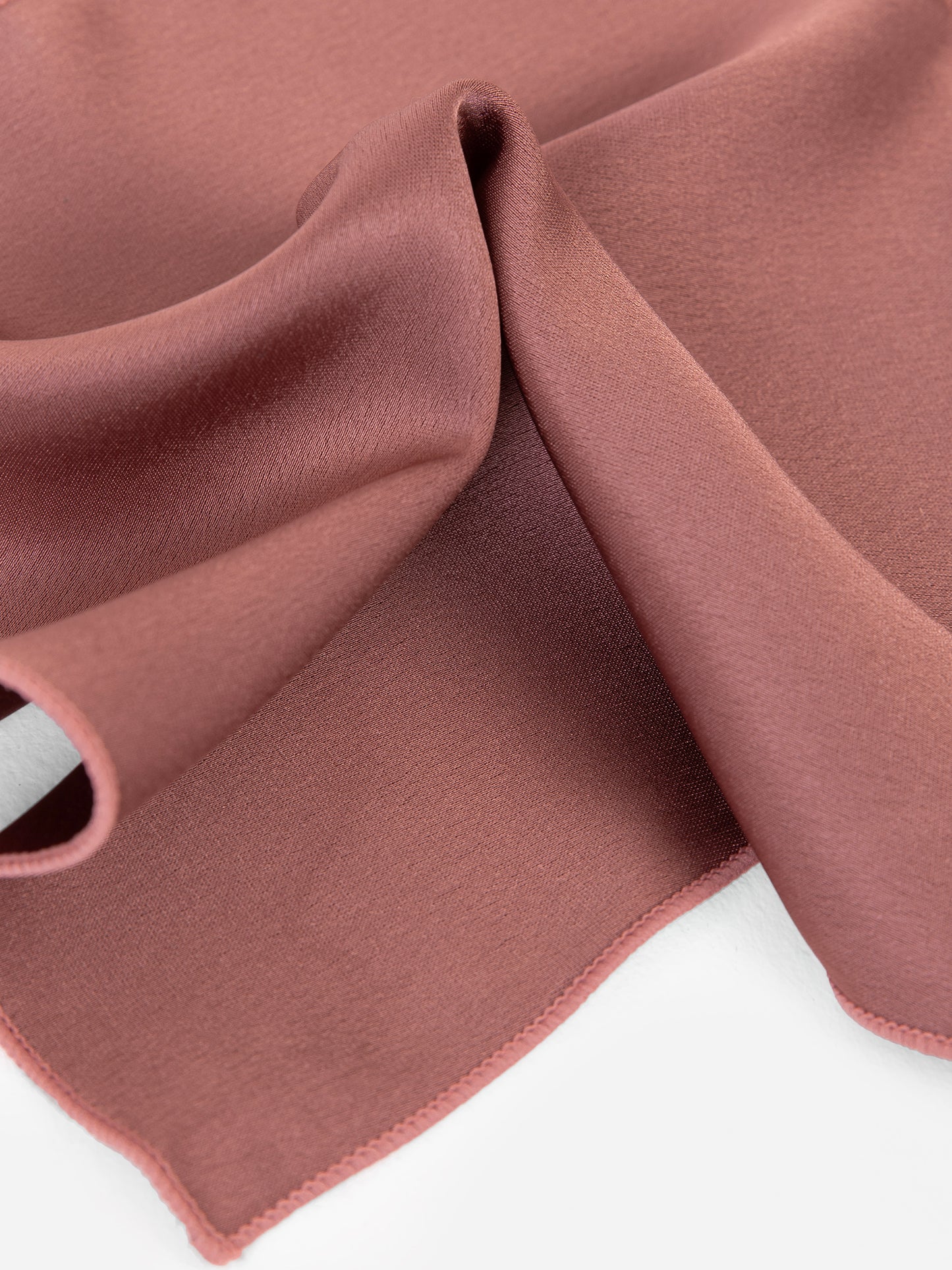 Copper Rose Satin Tie and Pocket Square Set