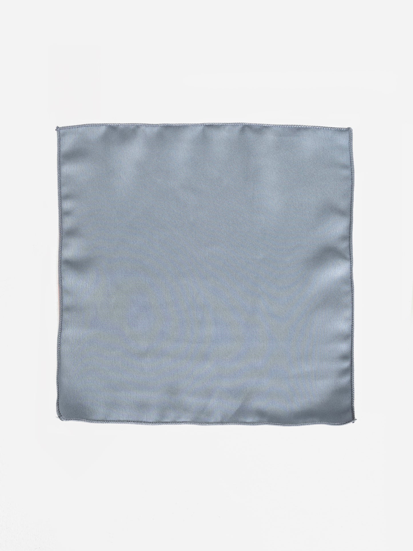 Maya Deluxe Dusty Blue Satin Tie and Pocket Square Set