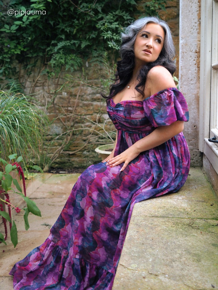 Anaya With Love Recycled Watercolour Maxi Dress